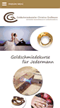 Mobile Screenshot of christine-grossmann.de