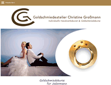 Tablet Screenshot of christine-grossmann.de